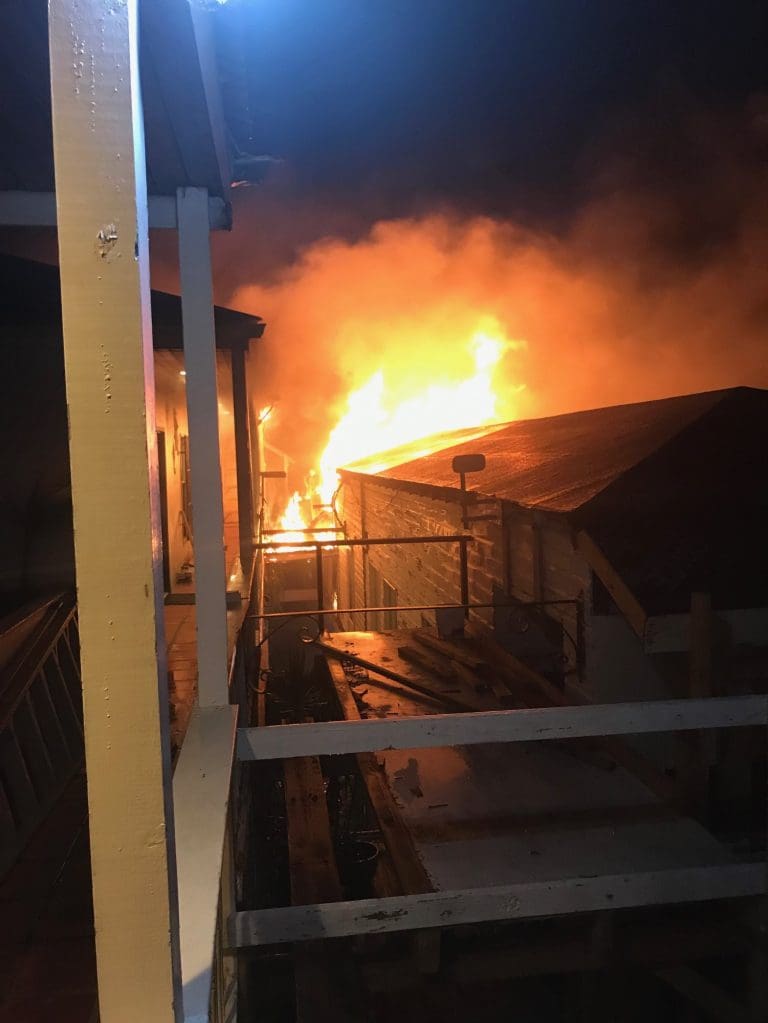 Overnight Blaze Devastates Historic Royal Dane Mall