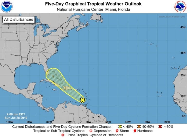 Tropical Wave Moving Across Region Prompts Flash Flood Watch