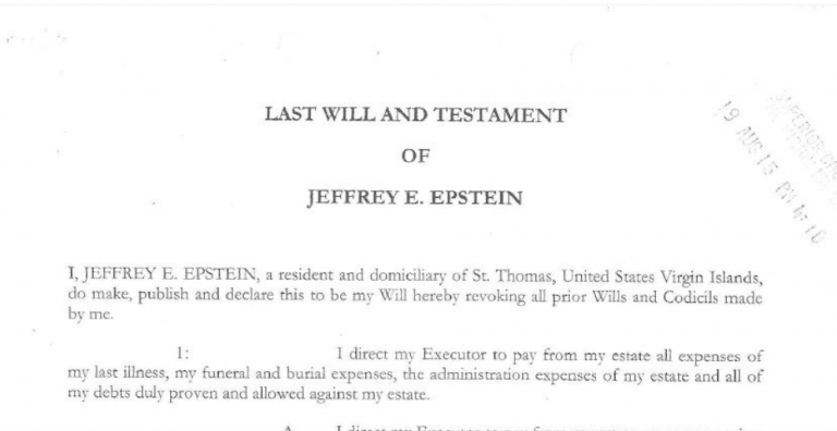 Epstein’s Brother Stands to Inherit Fortune; Financier’s Will Leaves Room for Other Claims