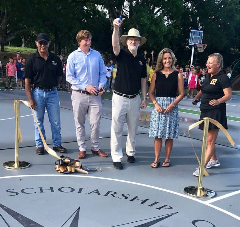 St. Croix’s GHCDS Opens New Tennis Court