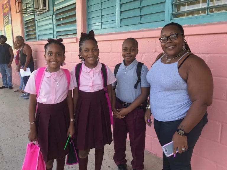 STX Juanita Gardine Marks First Day as K-8 School