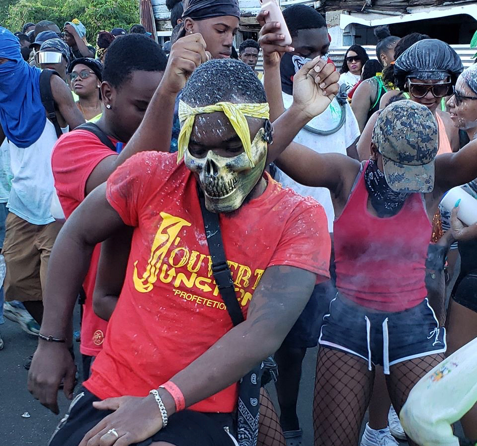 Anything Goes as J’ouvert Thumps Through Frederiksted St. John