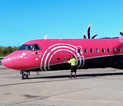 Tourism Welcomes Inaugural Flight of Silver Airways ATR72