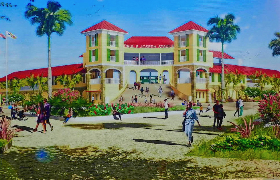 An artist drawing of the proposed Paul E. Joseph Stadium. (Submitted drawing)