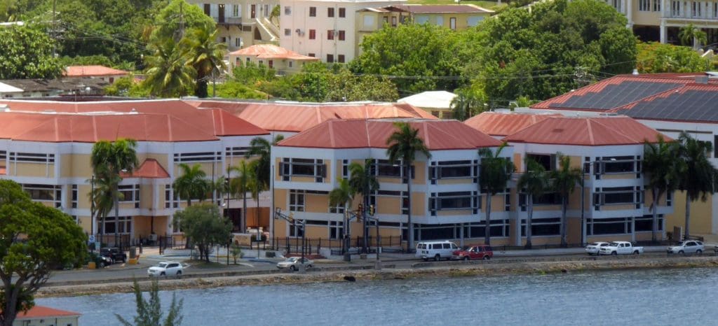 The Alexander Farrelly Criminal Justice Complex on St. Thomas.