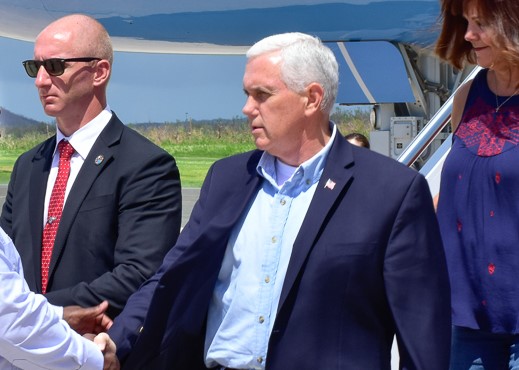 Former Vice President Mike Pence Vacations on St. Croix