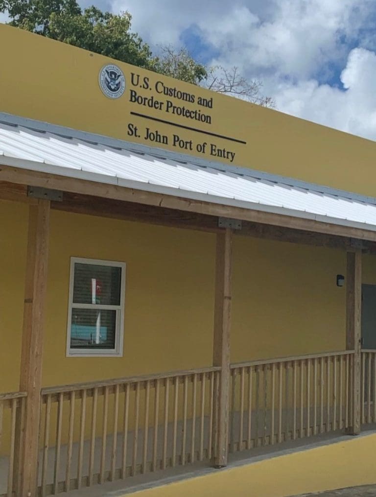 U.S. Customs and Border Protection Relocates to New Cruz Bay Building