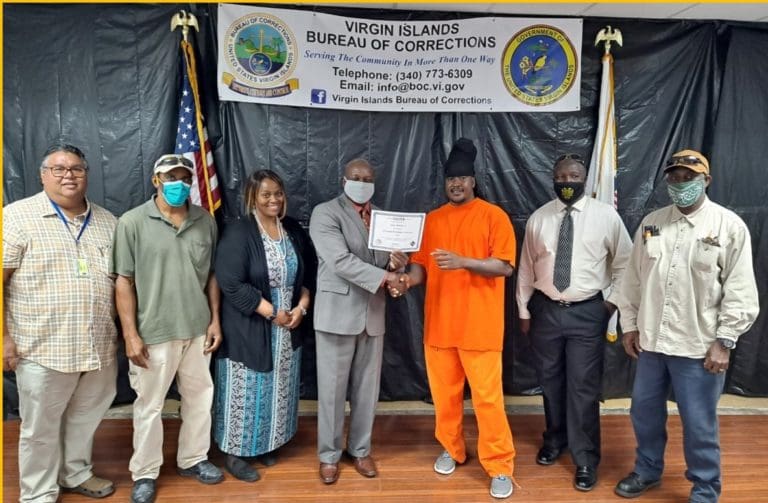 Corrections Staff and Inmate Achieve Accredited Unit Training Certification