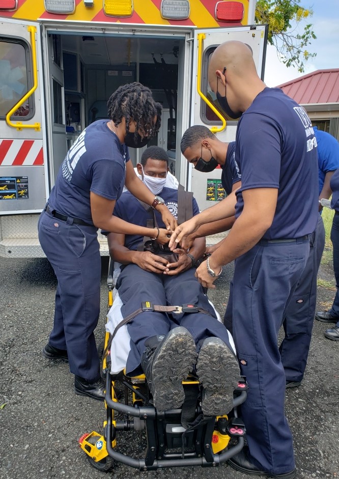 Thirteen Fire Services Members Complete UVI CELL Emergency Medical Response Course