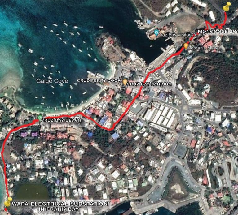 Cruz Bay Electrical Underground Project to Continue Along Northshore Road