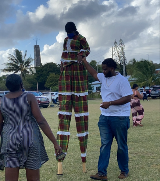 Guardians of Culture Moko Jumbies Holds Holiday Demonstration