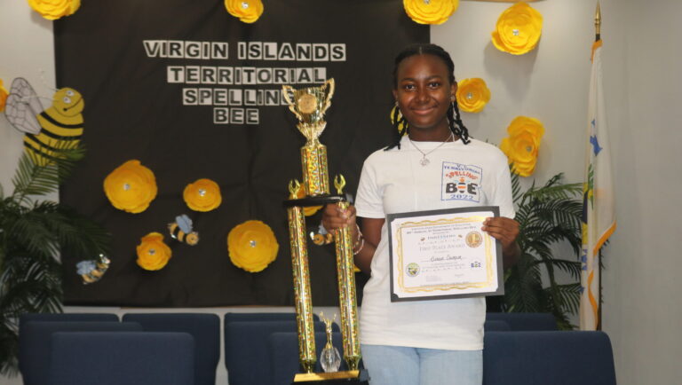 St. Croix’s Shadya Coureur Wins Territorial, Heading to National Spelling Bee