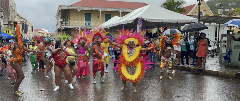 Saturday Showers Don’t Dampen the Spirits of Carnival Parade Revelers