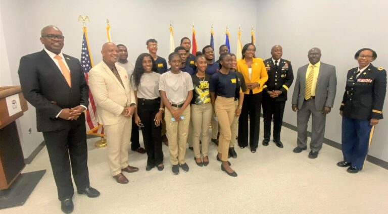 Our Community Salutes USVI Holds Recognition Ceremony for H.S. Military Enlistees