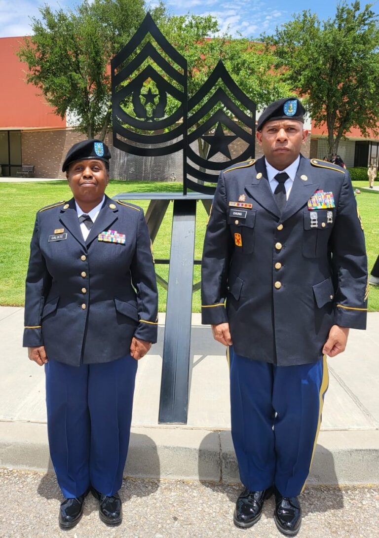 Two VING Guardsmen Graduate From the Sergeants Major Academy