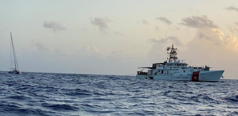 Coast Guard Rescues Mariners Sailing from BVI to Bermuda