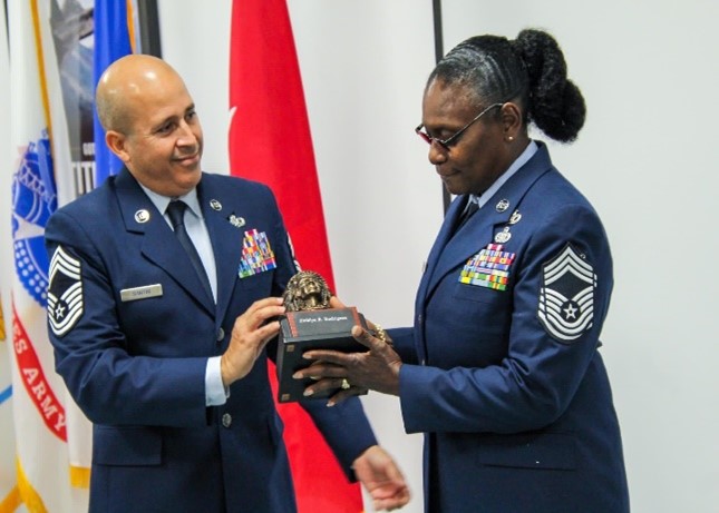 First Ever Female Chief Master Sergeant in the V.I. Air National Guard’s 285th Civil Engineering Squadron