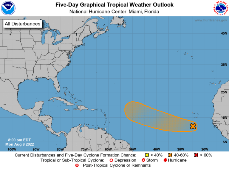 Tropical Wave Off Africa Favored to Develop Further