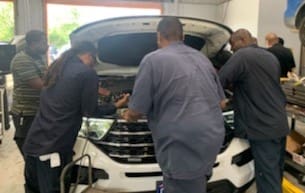 Ford Motors Fleet Trains VIPD Motor Pool Technicians