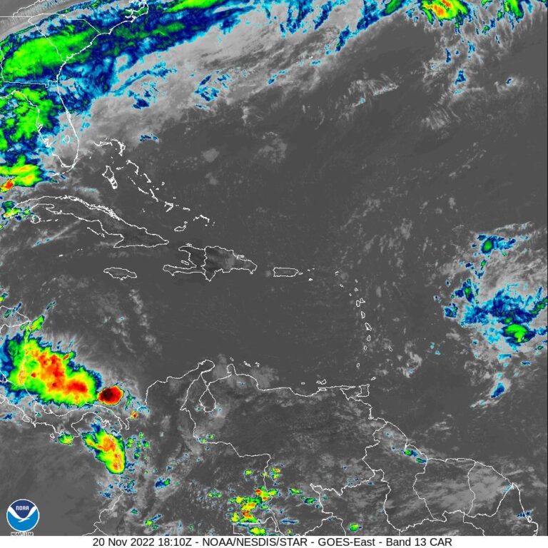 Thanksgiving Week Brings a Chance for Unsettled Weather to Puerto Rico, the USVI