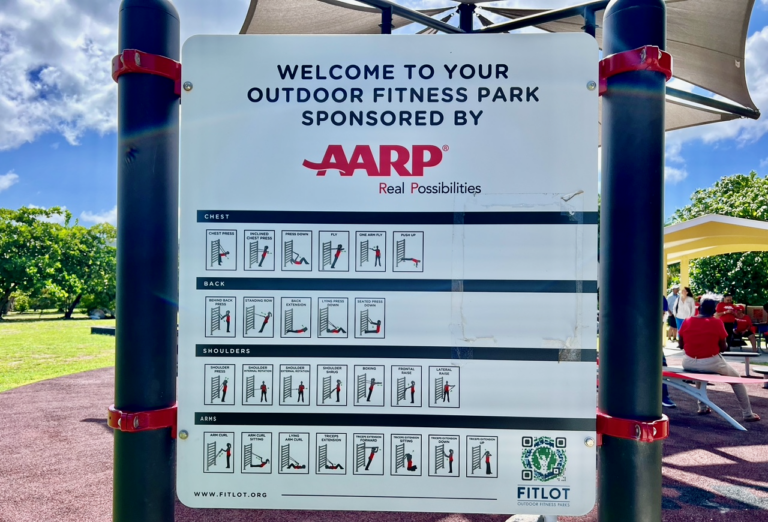 AARP Celebrates Grand Opening of Fitness Park at Altona Lagoon in Gallows Bay