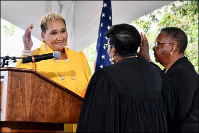 Dionne Wells-Hedrington Sworn In as Education Commissioner