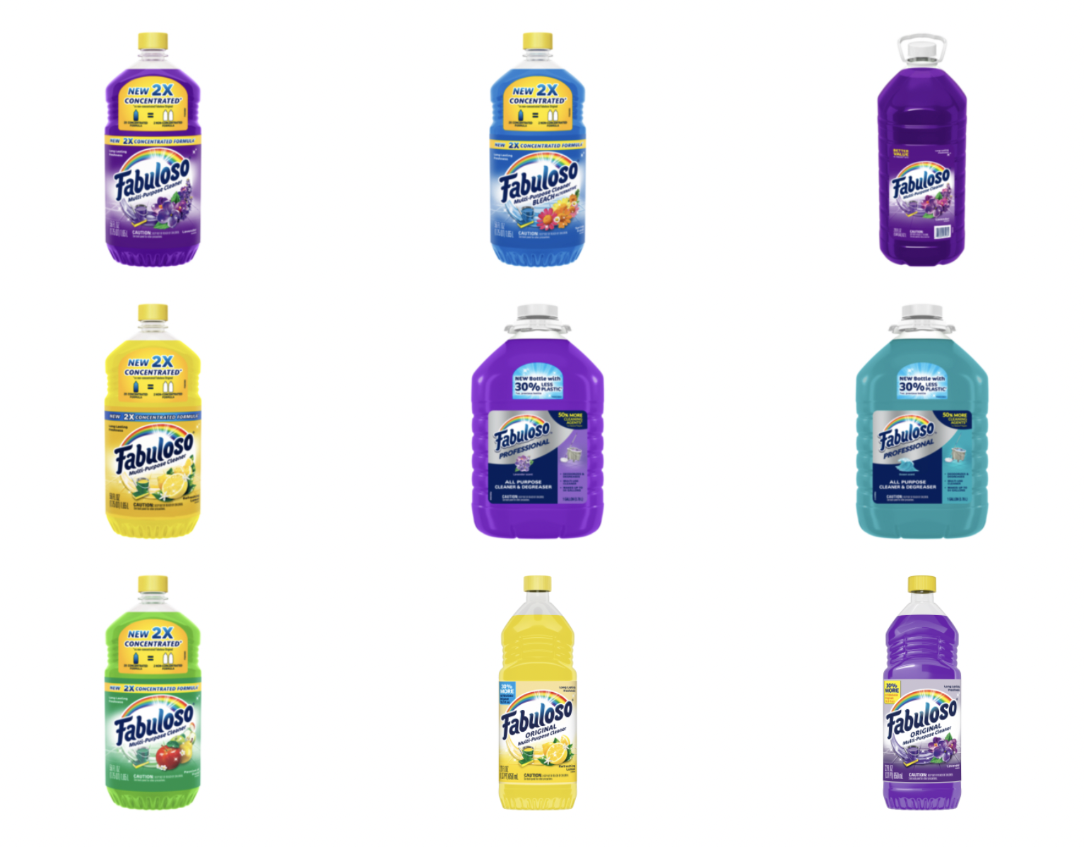 Colgate-Palmolive is recalling 4.9 million bottles of its Fabuloso multi-purpose cleaning liquid because the products might be contaminated with bacteria. (Photo courtesy Colgate Palmolive)