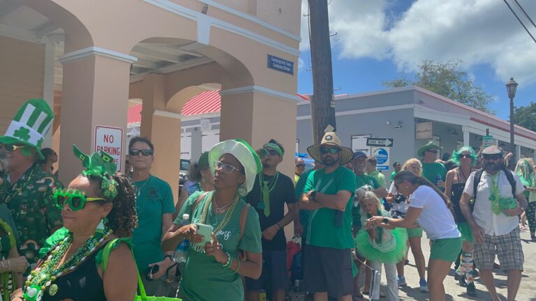 Photo Focus: St. Patrick’s Day Parade Lights St. Croix Up in Green!