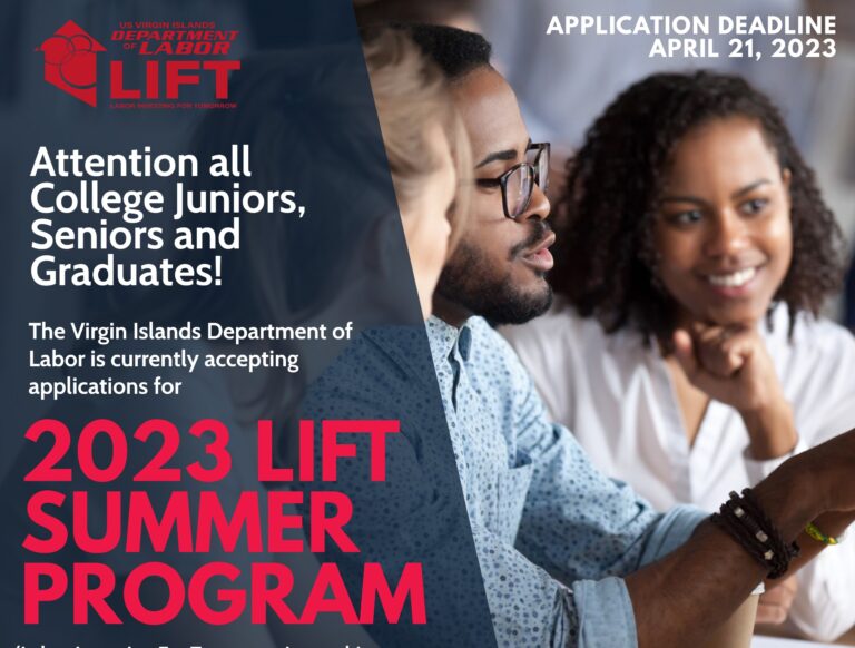 Department of Labor Is Accepting Applications for LIFT Summer Internship Program
