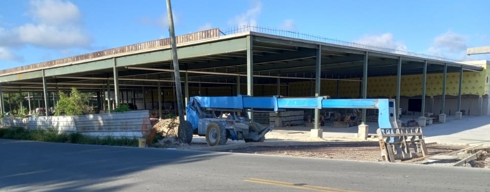 This enormous structure building at Estate Barren Spot, west from Estate Strawberry is a good example of stop zoning in a residential neighborhood area. This gigantic structure is sitting on one of the largest underground water natural resources recharge areas on St. Croix. (Photo by Olasee Davis)