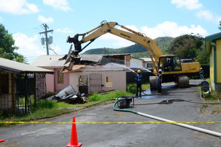 Demolition of the Charles Harwood Memorial Complex Begins