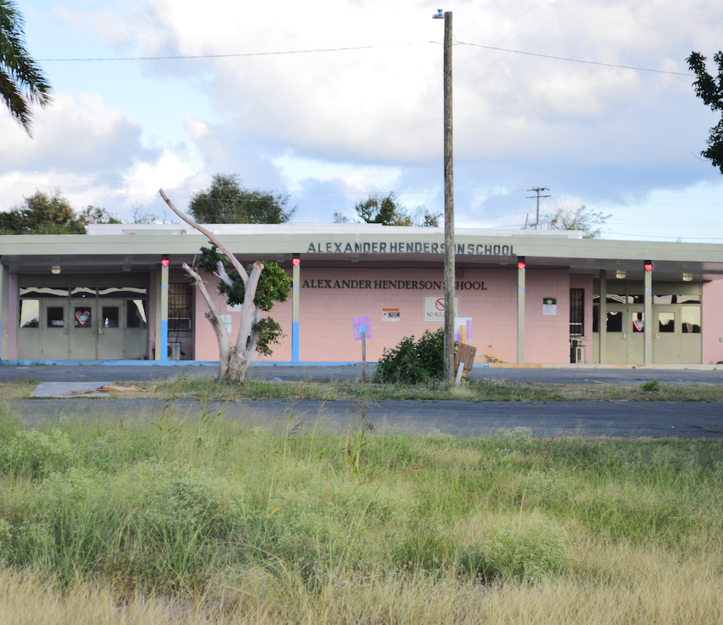 Alexander Henderson Elementary School is one of two on St Croix that is expected to be closed. (File photo)