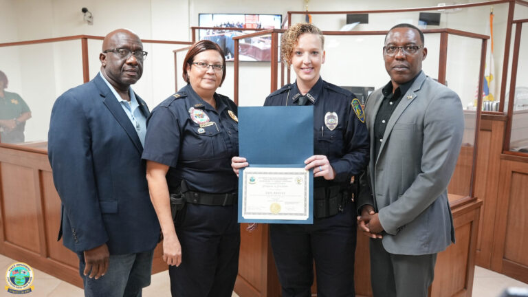 Los Angeles Police Officer Sworn into VIPD