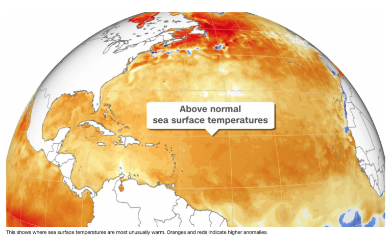 Chances for an “Above-Average” Atlantic Hurricane Season Increases, According to NOAA