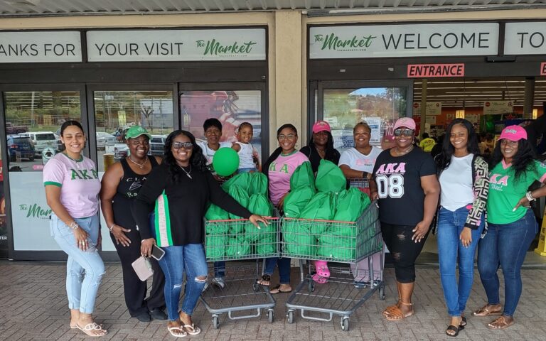 AKA Partners with Local Supermarkets to Combat Childhood Hunger