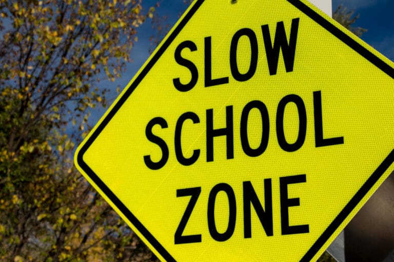 Slow Down for a Safe School Zone: Speeding Hurts, Caution Works!