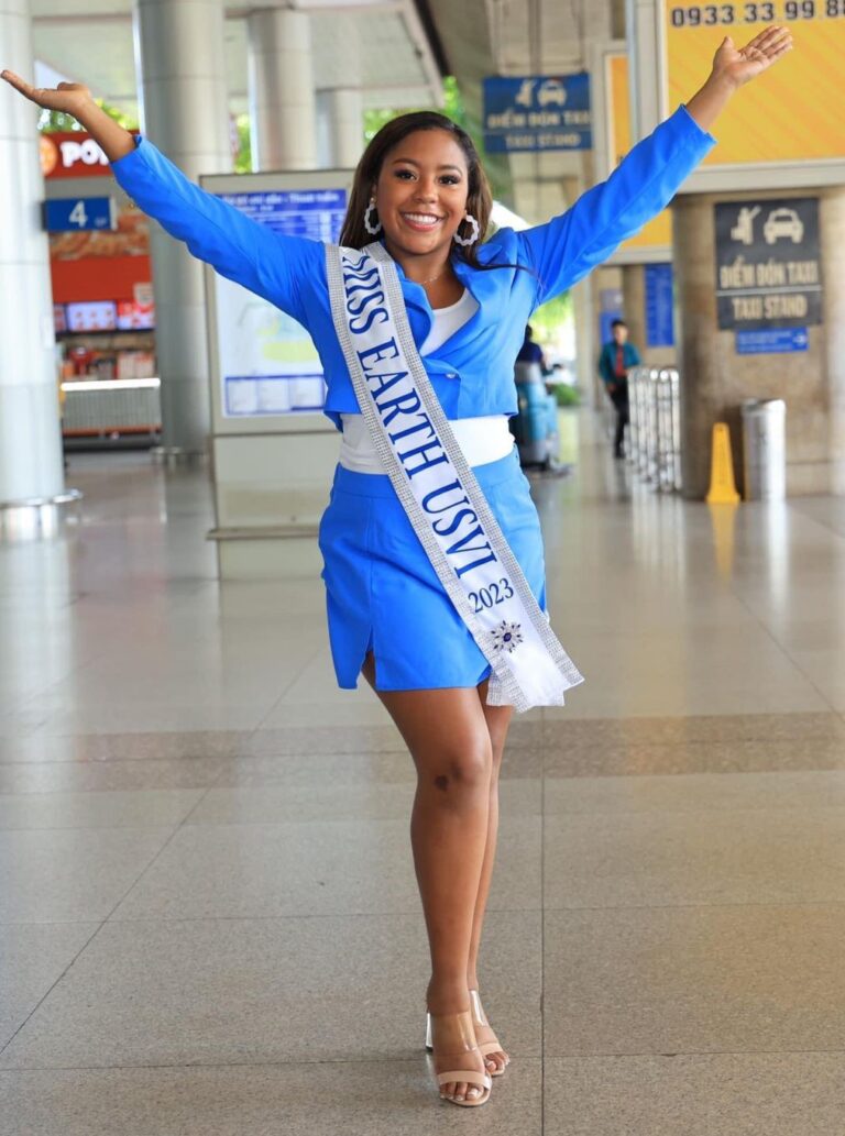 Miss Earth USVI Madison Ramsingh Arrives in Vietnam to Compete in Miss Earth Pageant