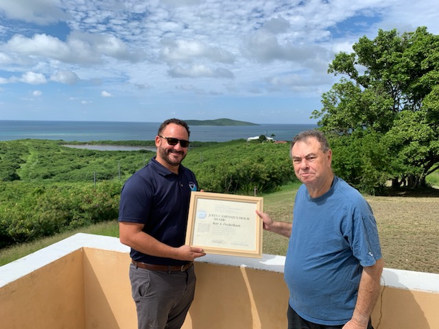 National Weather Service Recognizes St. Croix Resident for Over 40 Years of Volunteer Weather Observations
