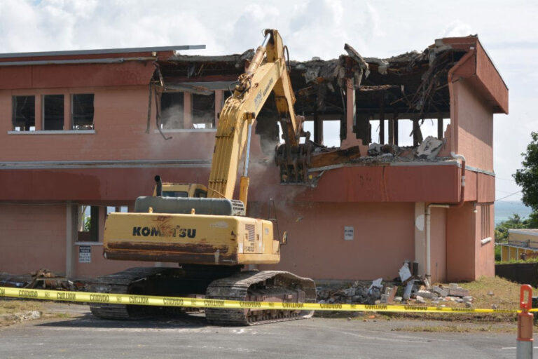 Demolition of the Charles Harwood Memorial Complex’s Main Campus Begins