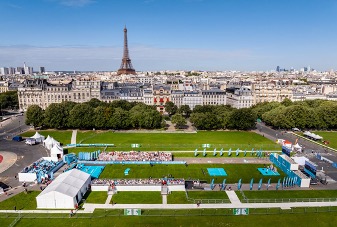 The Esplanade des Invalides in Paris, France, which will serve as the Archery Venue for the 2024 Olympic Games. (Photo courtesy Kevin D'Amour)