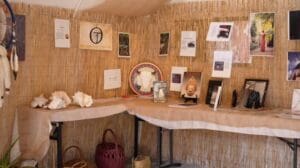 A display at the Fort Christian Museum contains Taino artifacts. (Photo by Emmanuel Phillips)