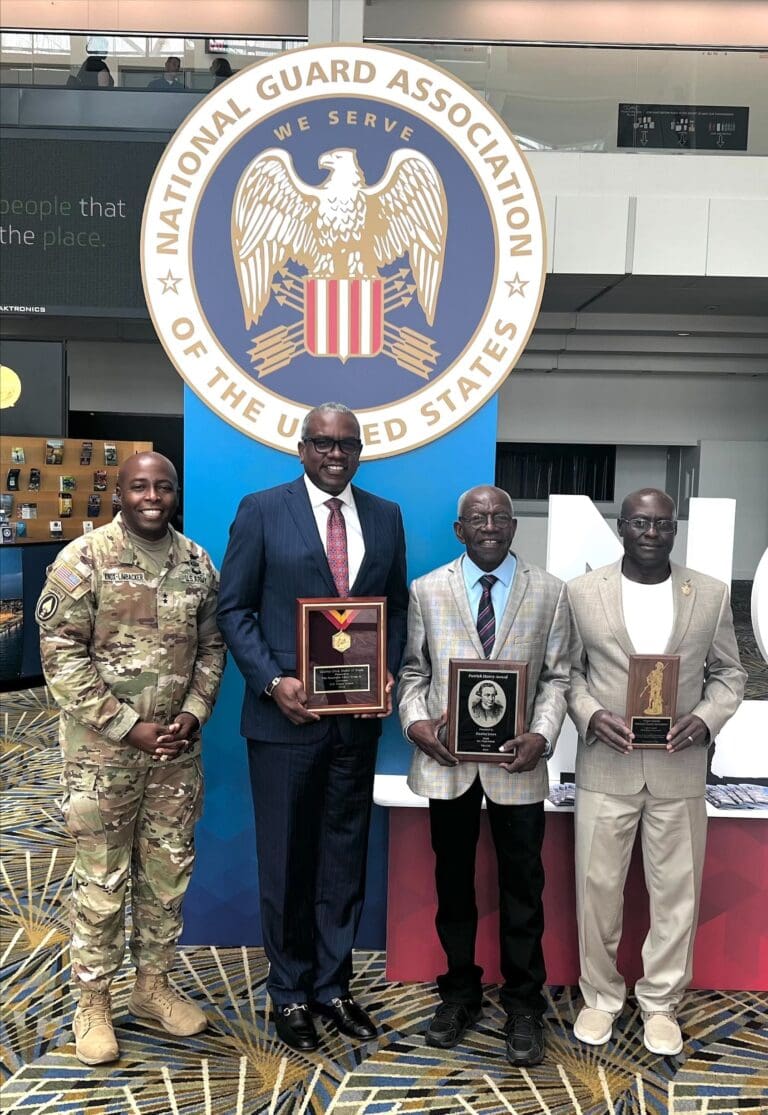 National Guard Association Honors Governor Bryan With Charles Dick Medal of Merit