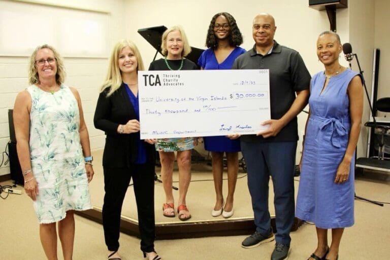 Thriving Charities Advocates Donates $30K to Support UVI’s Music Program