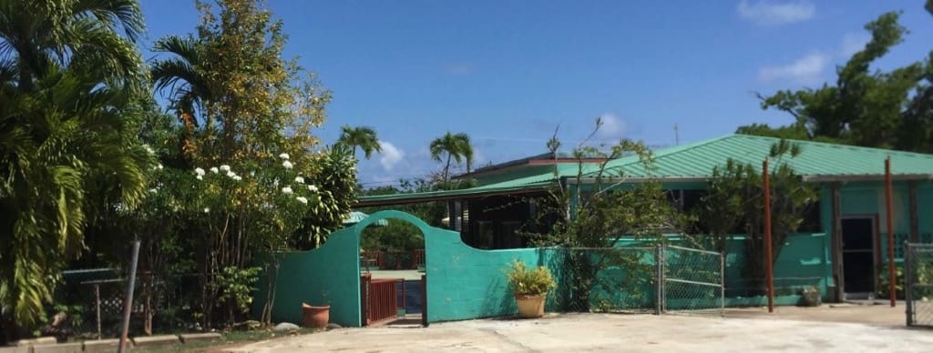 The entry to Villa Morales before rehabilitation begins. (Source photo by Susan Ellis)