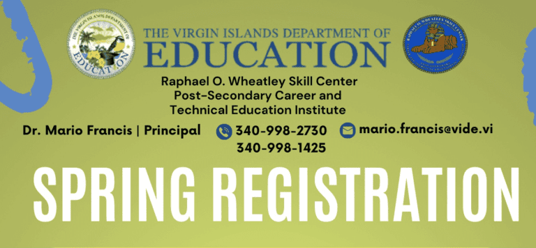 Wheatley Skill Center Spring Registration Open Jan. 13