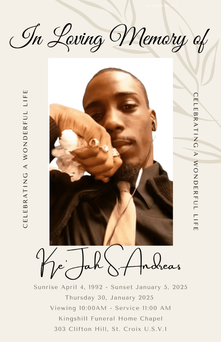 Ke’Jah S. Andreas Dies at 32