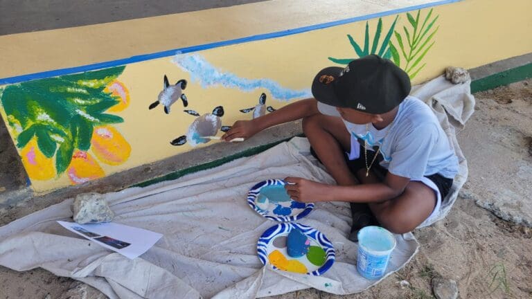 Island Youth Bring Culture to Life Through Community Mural