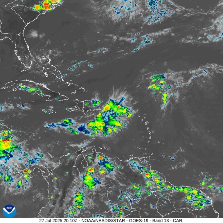 Tropical Waves to Bring Unsettled Weather to USVI, Puerto Rico