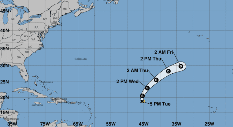 Tropical Outlook: NHC Monitors Tropical Storm Lorenzo; New Tropical Wave Off Africa May Slowly Develop