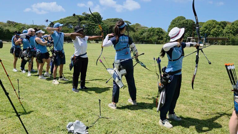 Columbia University Archers Training on St. Croix